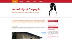 Desktop Screenshot of henneindigoetcompagnie.fr